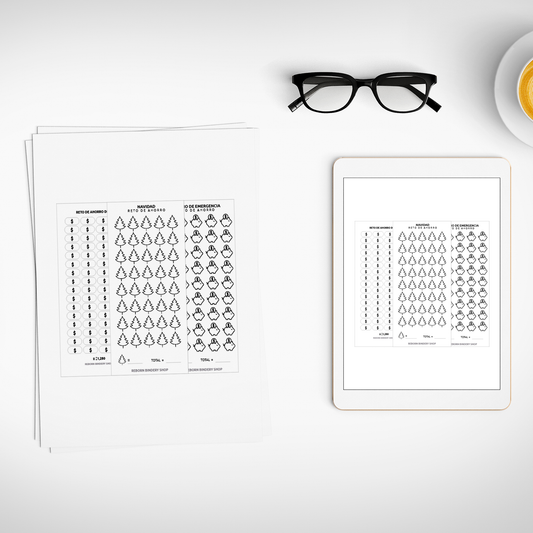 Paquete de Retos para Principiantes – Plantillas Digitales Reutilizables