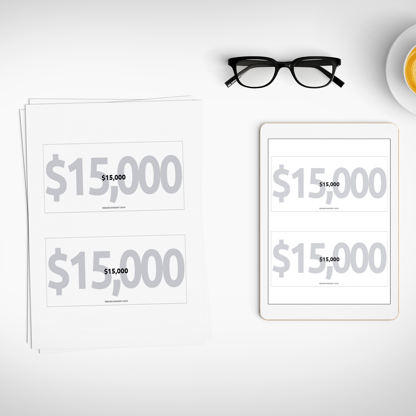 Separadores de Efectivo $15,000 – Plantillas Digitales para Cash Stuffing