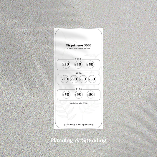 Mini Reto de Ahorro | Mis primeros $500 para Emergencias