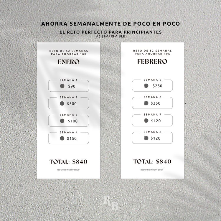 Retos de Ahorros - Descarga Digitales