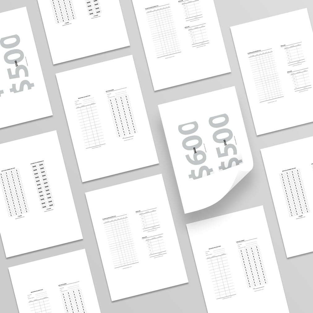 All-In-One Savings Tracker 2023 - Digital Download