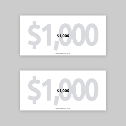 Separadores de Efectivo $1,000 – Plantillas Digitales para Cash Stuffing