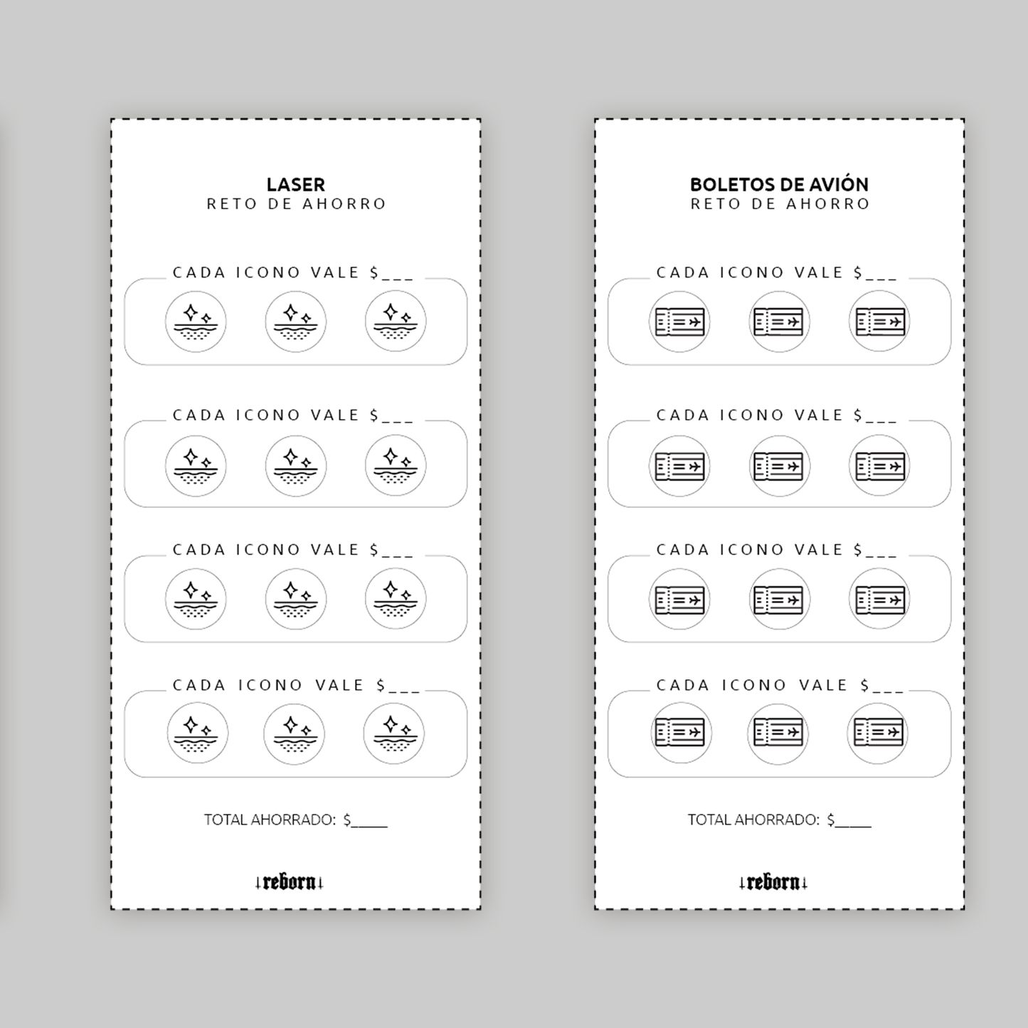 Todo-En-Uno Retos de Ahorro – Formato A6 | Descarga Digital